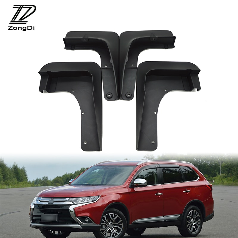 ZD ڵ Mudflaps Fit For Mitsubishi Outlander 2015 2016 2017 2018 ӵ ÷ ׼ Front Rear Mudguards Fenders